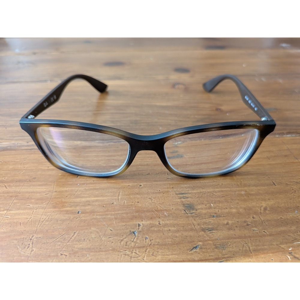 Ray-Ban Eyeglasses RB 7047 5573 Matte Tortoise/Brown Rectangular Frame 54-17 140